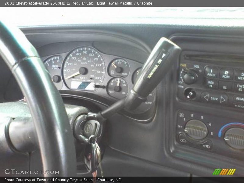 Light Pewter Metallic / Graphite 2001 Chevrolet Silverado 2500HD LS Regular Cab