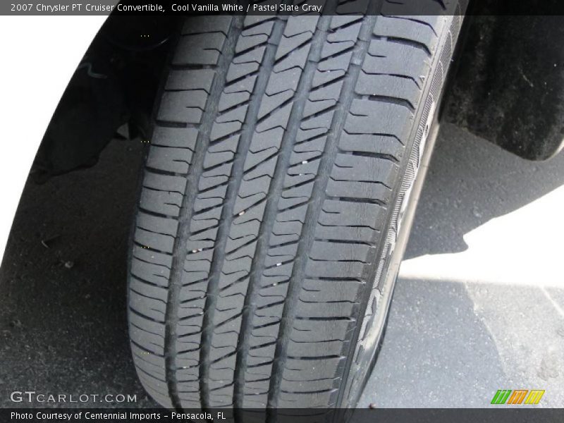 Cool Vanilla White / Pastel Slate Gray 2007 Chrysler PT Cruiser Convertible