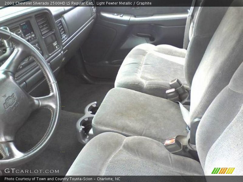 Light Pewter Metallic / Graphite 2001 Chevrolet Silverado 2500HD LS Regular Cab