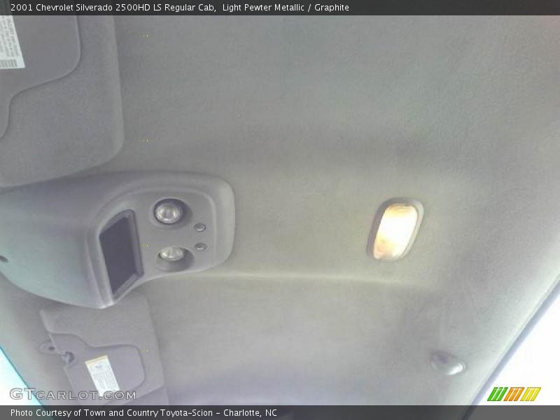 Light Pewter Metallic / Graphite 2001 Chevrolet Silverado 2500HD LS Regular Cab