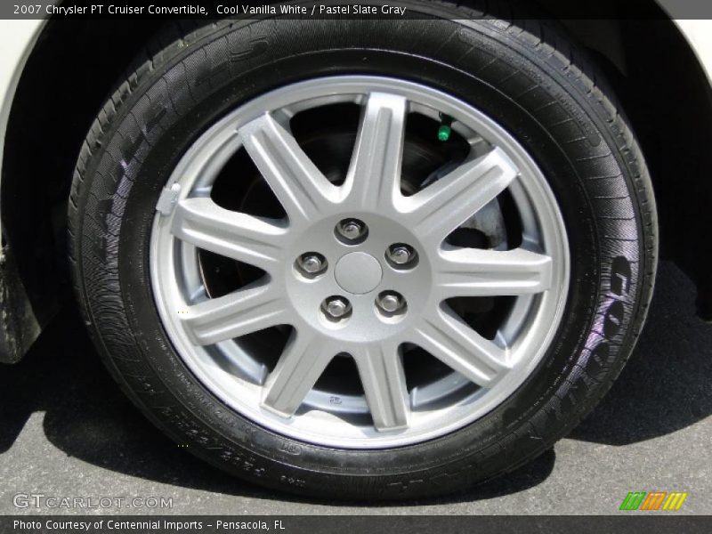 Cool Vanilla White / Pastel Slate Gray 2007 Chrysler PT Cruiser Convertible