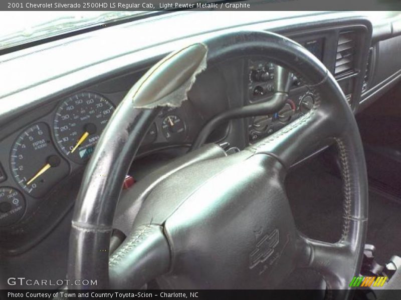 Light Pewter Metallic / Graphite 2001 Chevrolet Silverado 2500HD LS Regular Cab