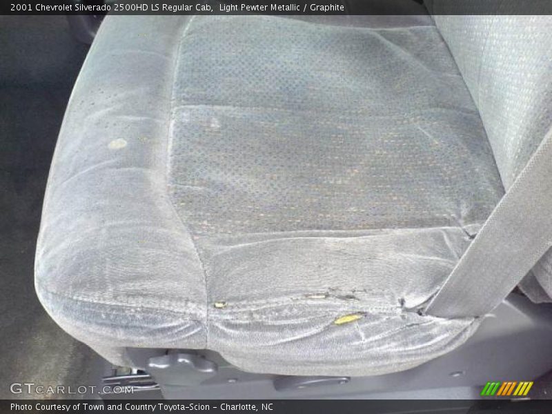 Light Pewter Metallic / Graphite 2001 Chevrolet Silverado 2500HD LS Regular Cab