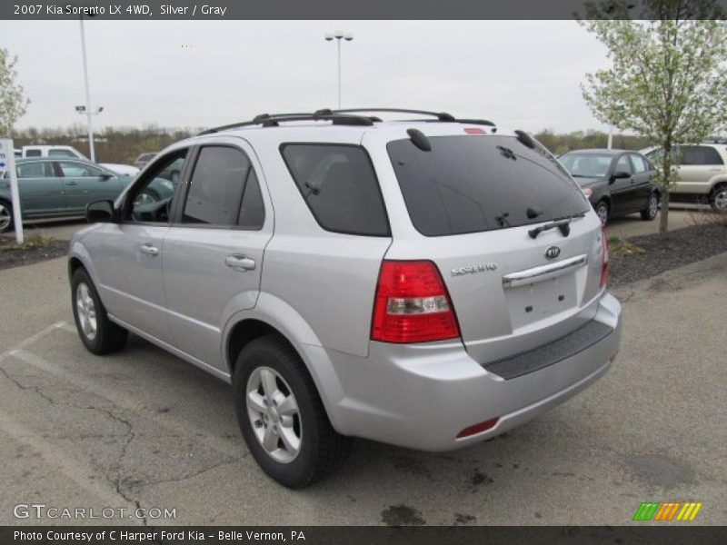 Silver / Gray 2007 Kia Sorento LX 4WD
