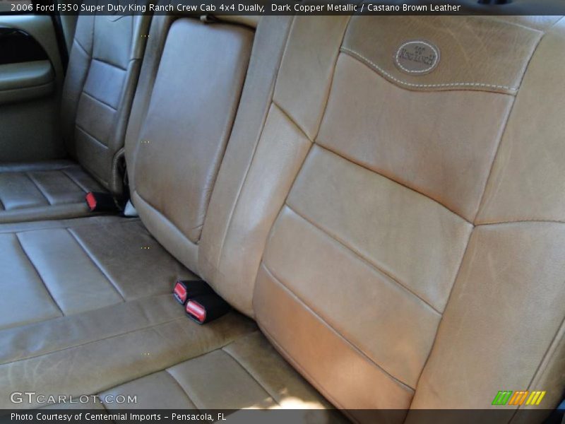 2006 F350 Super Duty King Ranch Crew Cab 4x4 Dually Castano Brown Leather Interior