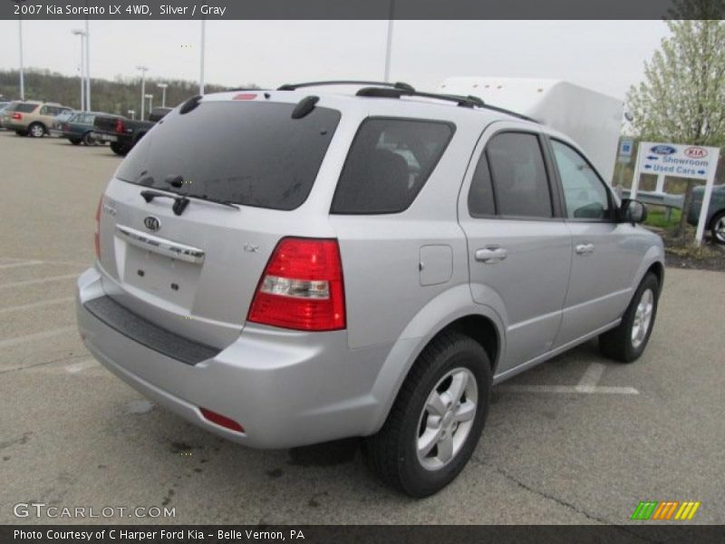 Silver / Gray 2007 Kia Sorento LX 4WD