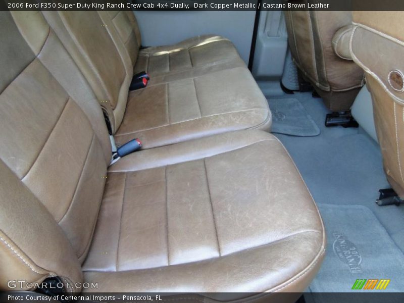 Dark Copper Metallic / Castano Brown Leather 2006 Ford F350 Super Duty King Ranch Crew Cab 4x4 Dually