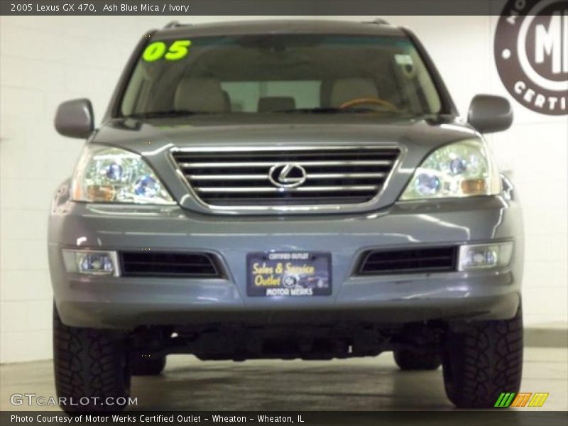 Ash Blue Mica / Ivory 2005 Lexus GX 470