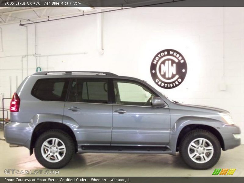 Ash Blue Mica / Ivory 2005 Lexus GX 470