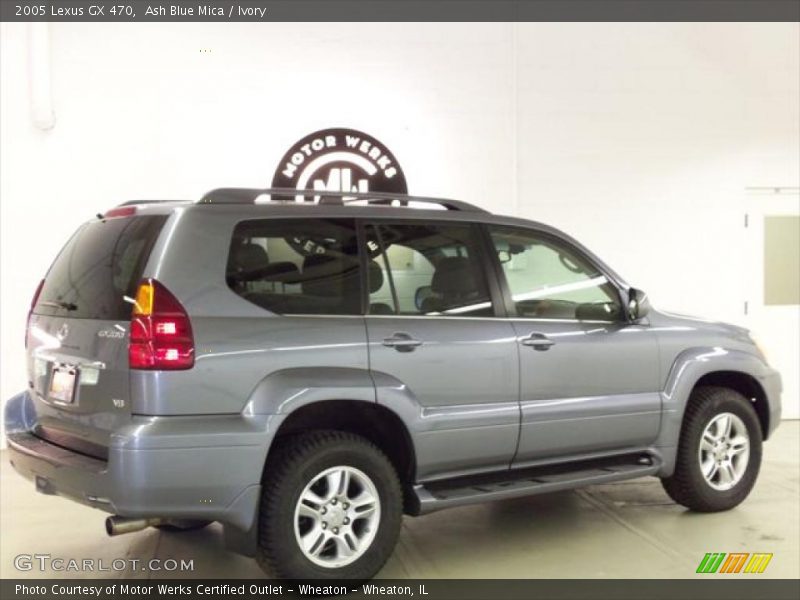 Ash Blue Mica / Ivory 2005 Lexus GX 470