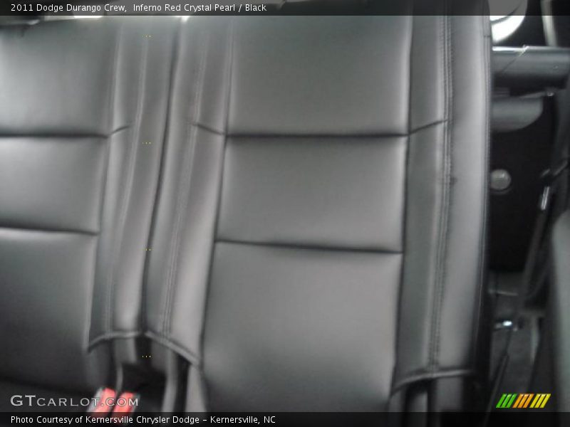 Inferno Red Crystal Pearl / Black 2011 Dodge Durango Crew