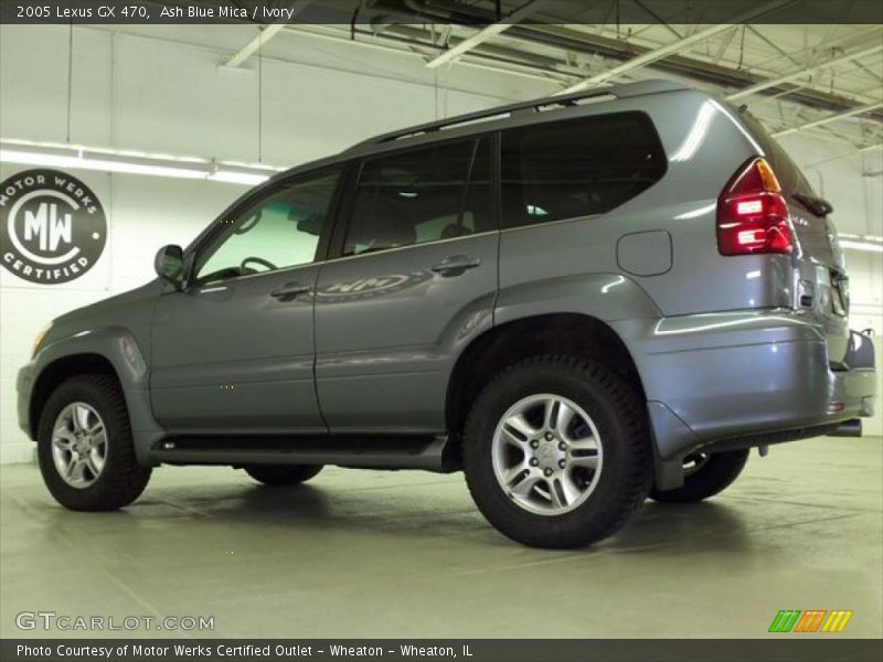 Ash Blue Mica / Ivory 2005 Lexus GX 470