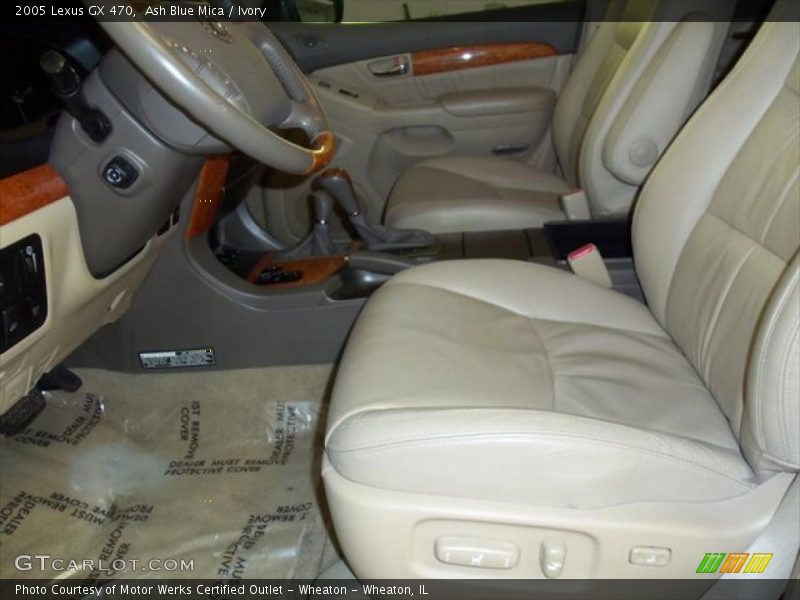 Ash Blue Mica / Ivory 2005 Lexus GX 470
