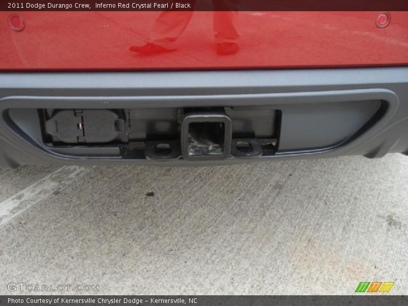 Inferno Red Crystal Pearl / Black 2011 Dodge Durango Crew