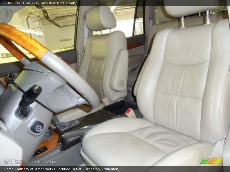 Ash Blue Mica / Ivory 2005 Lexus GX 470