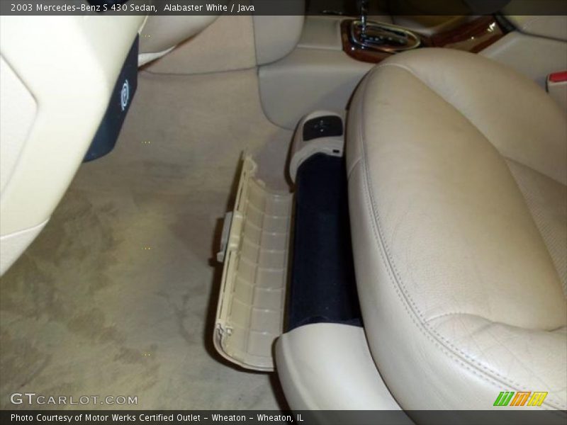 Alabaster White / Java 2003 Mercedes-Benz S 430 Sedan