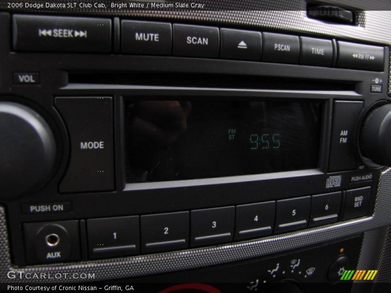 Bright White / Medium Slate Gray 2006 Dodge Dakota SLT Club Cab