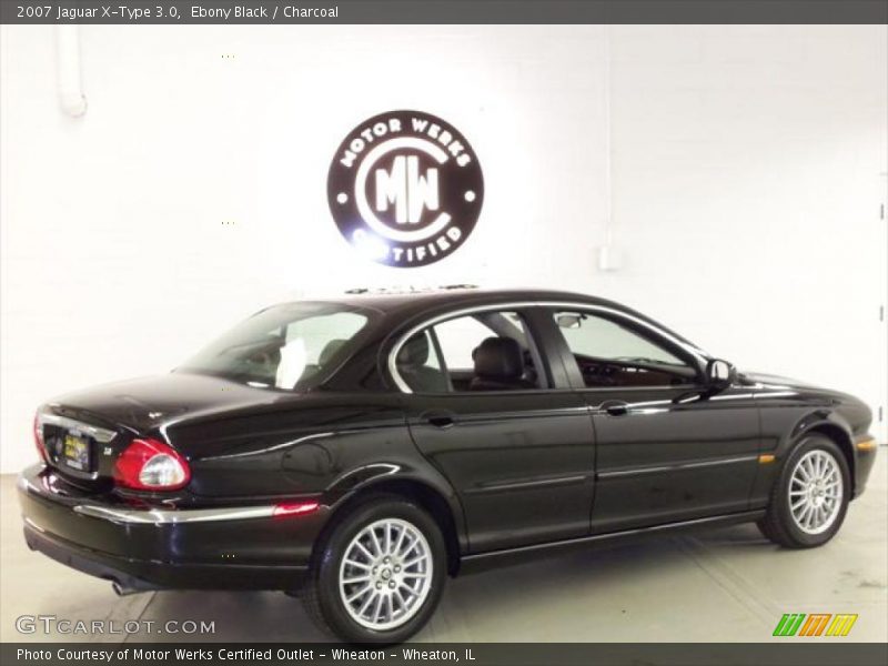 Ebony Black / Charcoal 2007 Jaguar X-Type 3.0