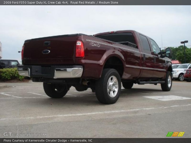  2009 F350 Super Duty XL Crew Cab 4x4 Royal Red Metallic