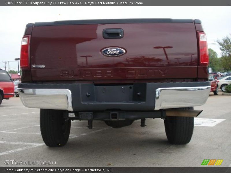 Royal Red Metallic / Medium Stone 2009 Ford F350 Super Duty XL Crew Cab 4x4