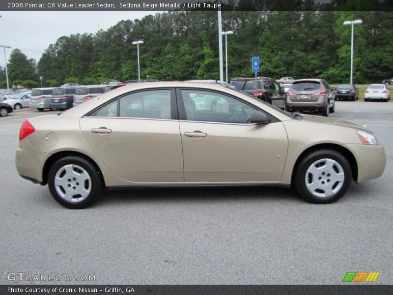 Sedona Beige Metallic / Light Taupe 2008 Pontiac G6 Value Leader Sedan