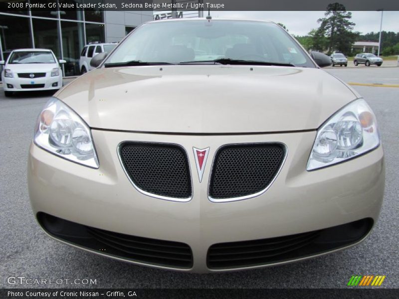Sedona Beige Metallic / Light Taupe 2008 Pontiac G6 Value Leader Sedan