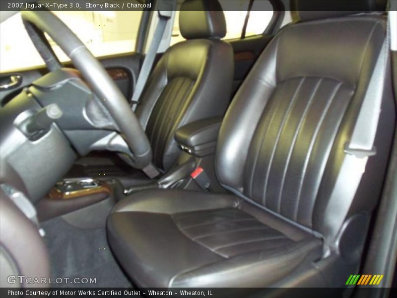 Ebony Black / Charcoal 2007 Jaguar X-Type 3.0