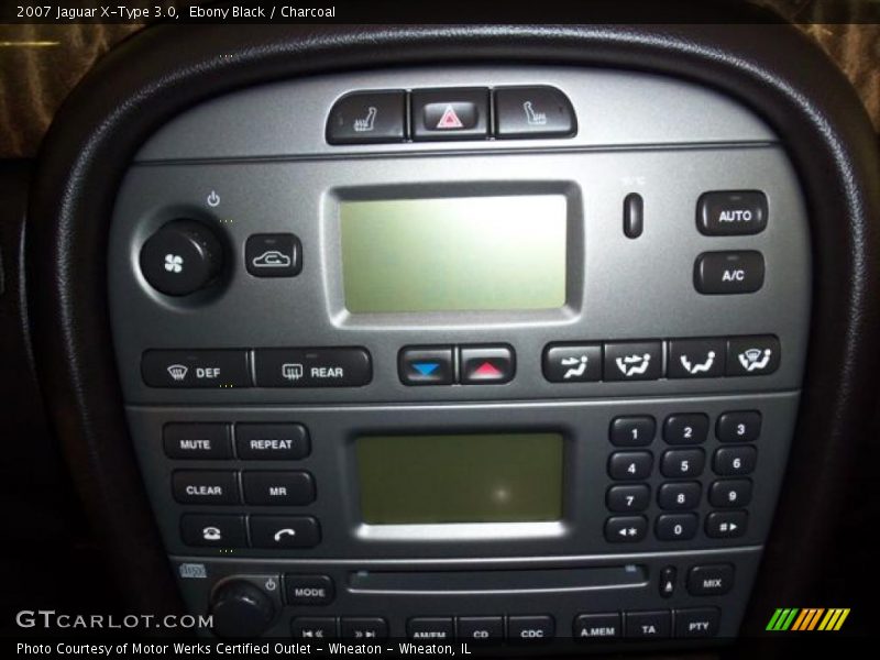 Ebony Black / Charcoal 2007 Jaguar X-Type 3.0