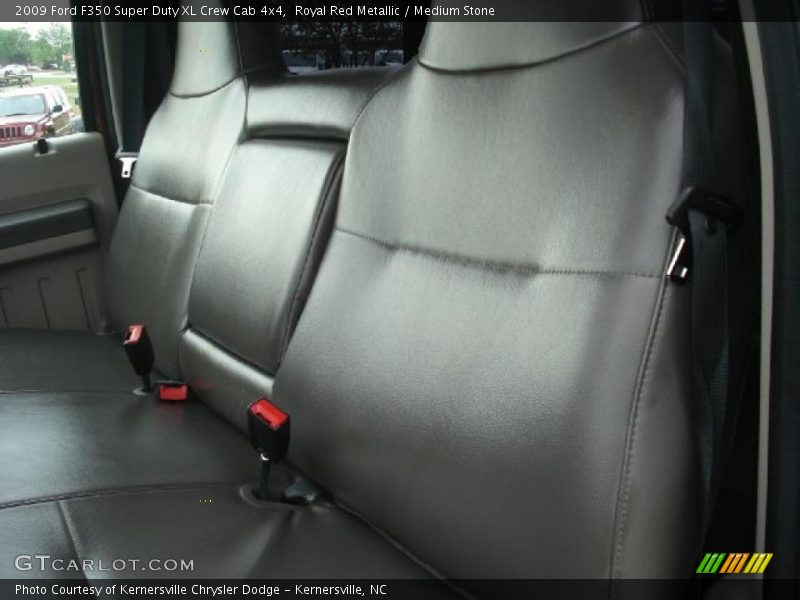 Royal Red Metallic / Medium Stone 2009 Ford F350 Super Duty XL Crew Cab 4x4
