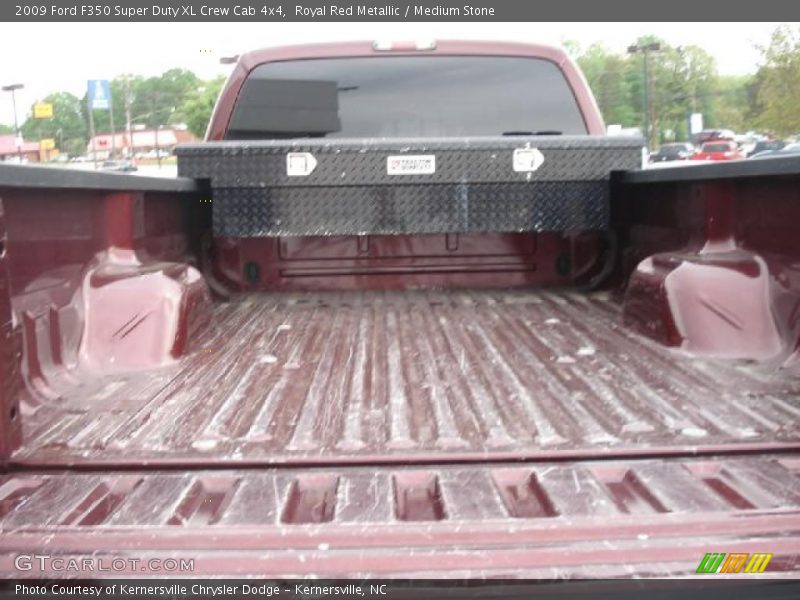 Royal Red Metallic / Medium Stone 2009 Ford F350 Super Duty XL Crew Cab 4x4