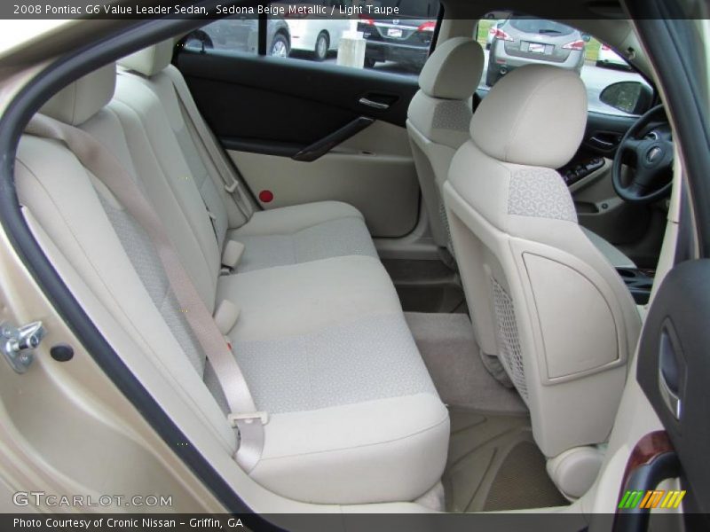 Sedona Beige Metallic / Light Taupe 2008 Pontiac G6 Value Leader Sedan