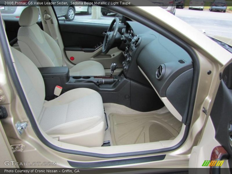 Sedona Beige Metallic / Light Taupe 2008 Pontiac G6 Value Leader Sedan