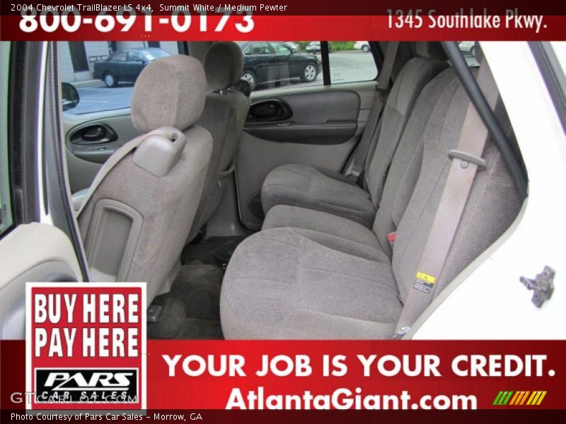 Summit White / Medium Pewter 2004 Chevrolet TrailBlazer LS 4x4