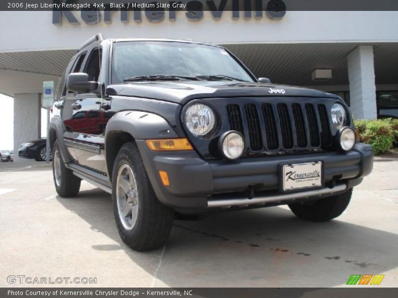 Black / Medium Slate Gray 2006 Jeep Liberty Renegade 4x4