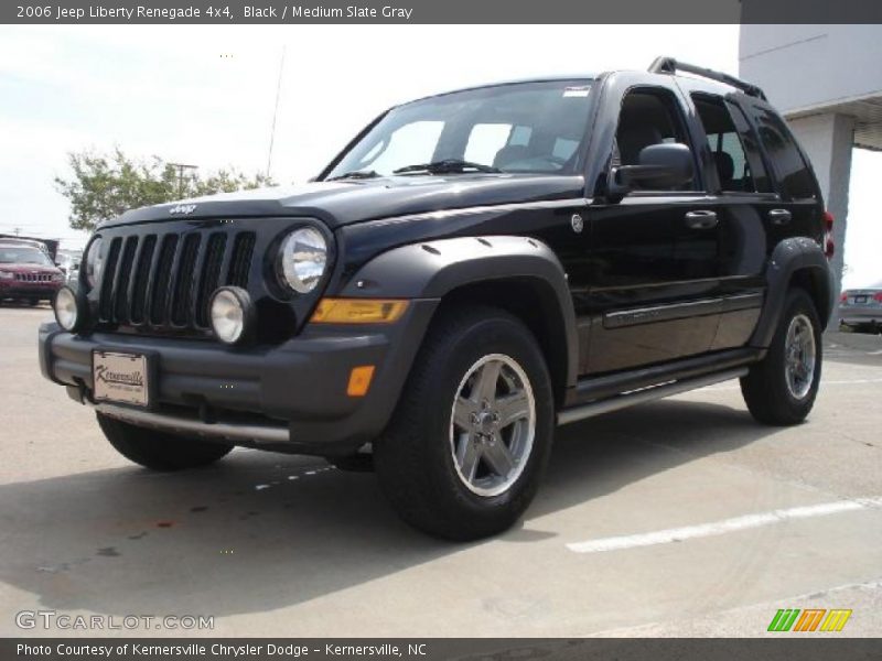 Black / Medium Slate Gray 2006 Jeep Liberty Renegade 4x4