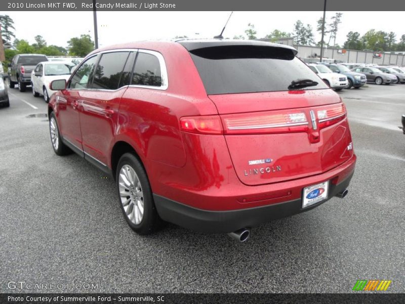 Red Candy Metallic / Light Stone 2010 Lincoln MKT FWD