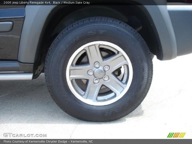 Black / Medium Slate Gray 2006 Jeep Liberty Renegade 4x4