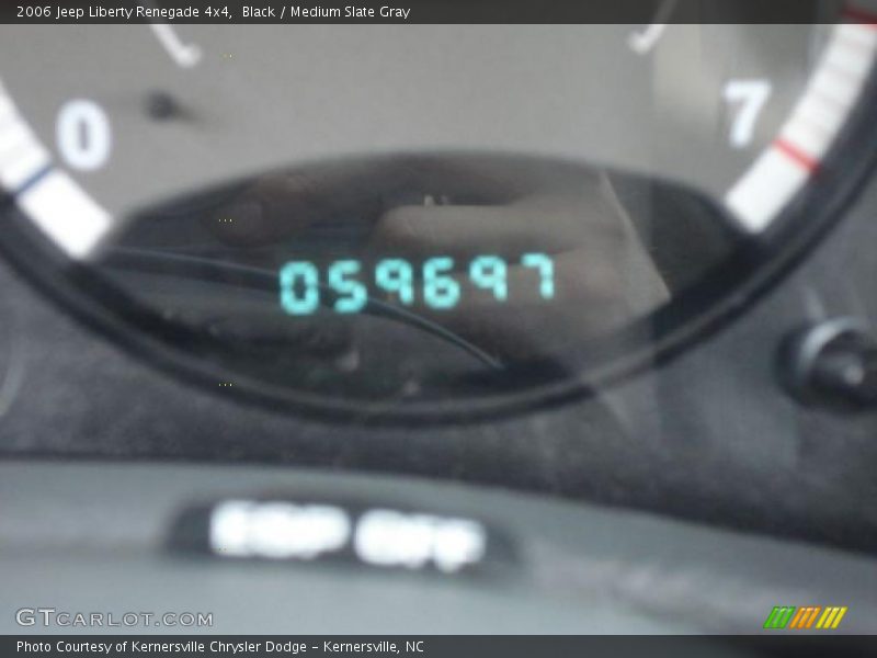 Black / Medium Slate Gray 2006 Jeep Liberty Renegade 4x4