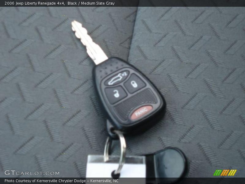 Black / Medium Slate Gray 2006 Jeep Liberty Renegade 4x4