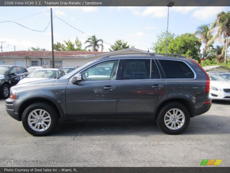 Titanium Gray Metallic / Sandstone 2008 Volvo XC90 3.2