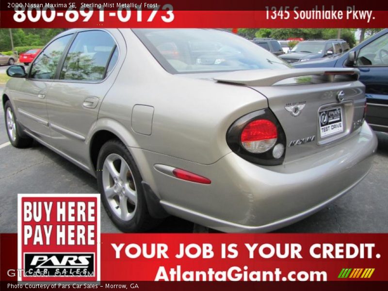Sterling Mist Metallic / Frost 2000 Nissan Maxima SE