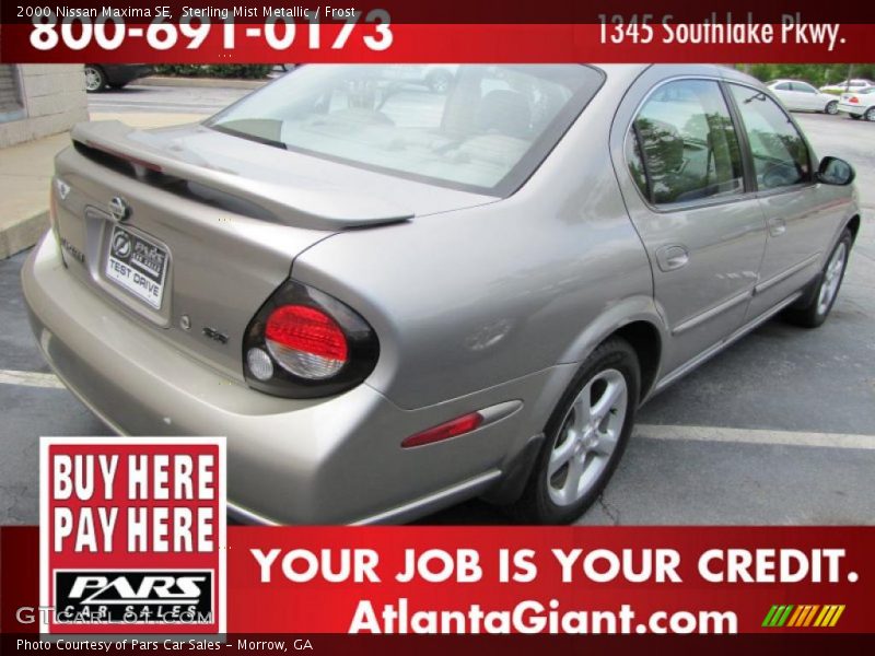 Sterling Mist Metallic / Frost 2000 Nissan Maxima SE