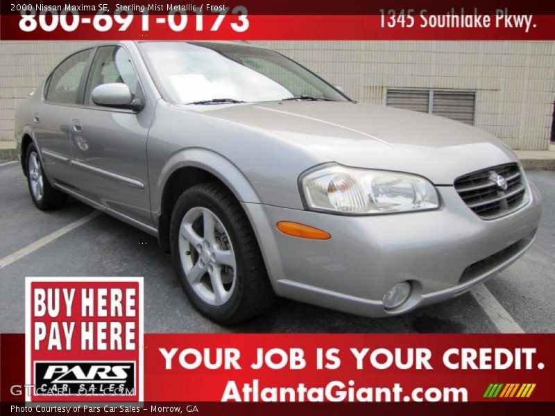 Sterling Mist Metallic / Frost 2000 Nissan Maxima SE