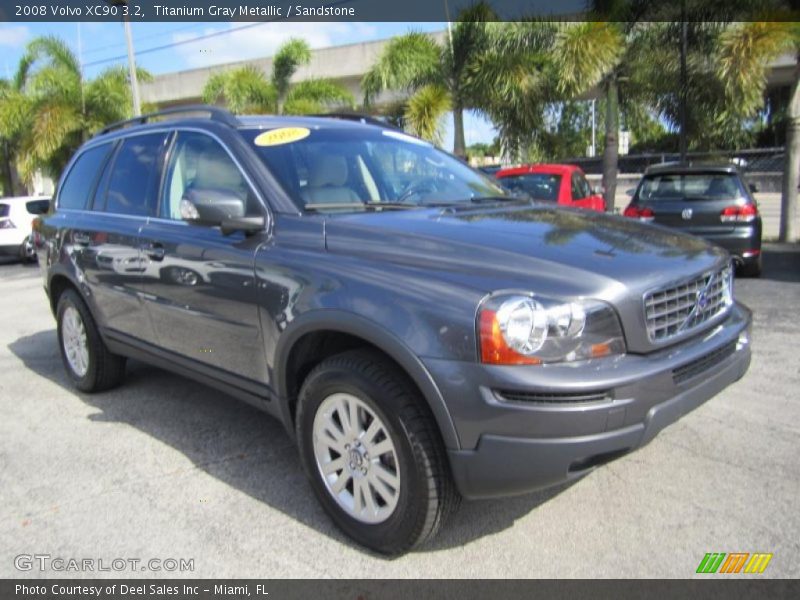 Titanium Gray Metallic / Sandstone 2008 Volvo XC90 3.2