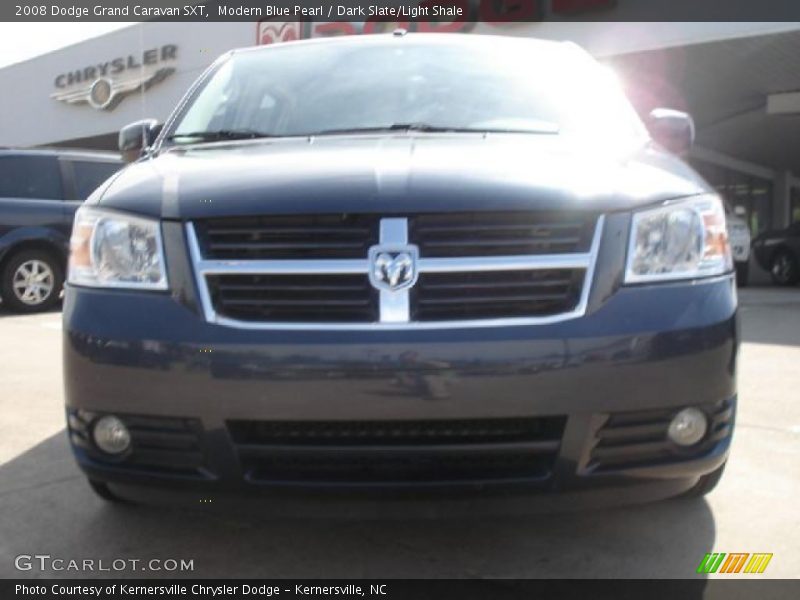 Modern Blue Pearl / Dark Slate/Light Shale 2008 Dodge Grand Caravan SXT