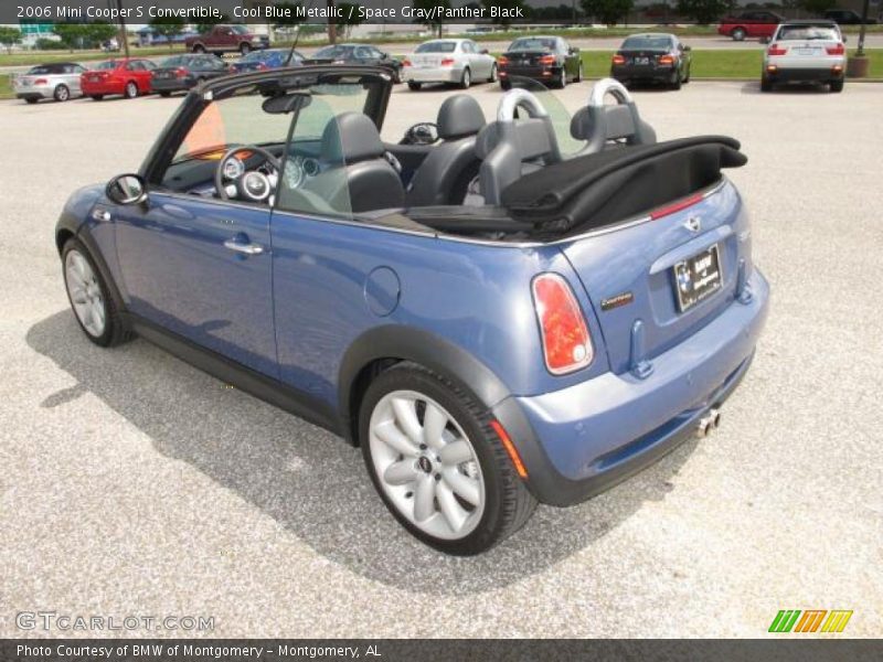 Cool Blue Metallic / Space Gray/Panther Black 2006 Mini Cooper S Convertible