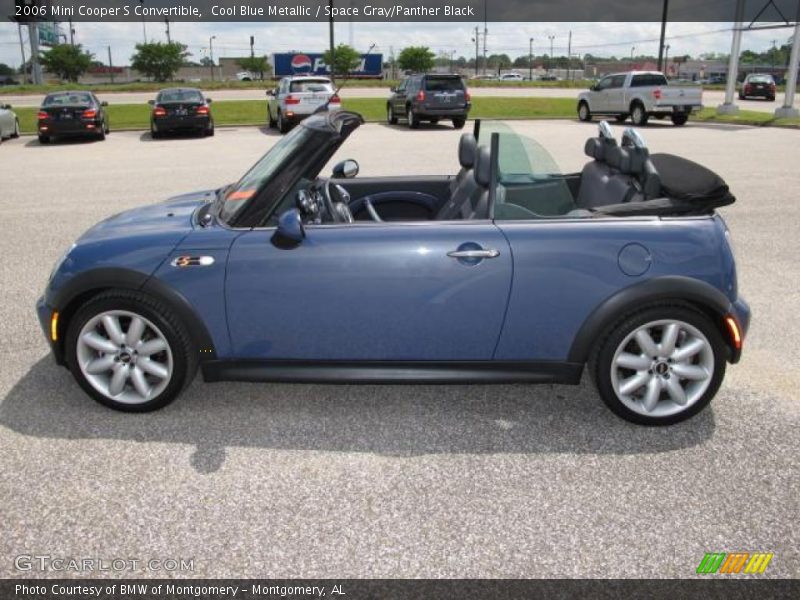 Cool Blue Metallic / Space Gray/Panther Black 2006 Mini Cooper S Convertible