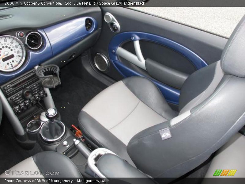 Cool Blue Metallic / Space Gray/Panther Black 2006 Mini Cooper S Convertible