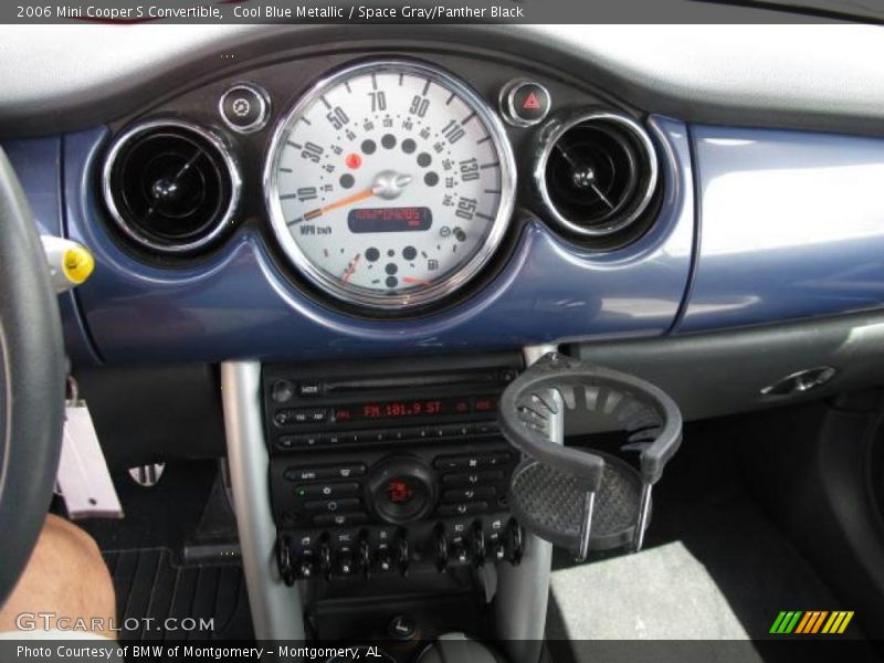Cool Blue Metallic / Space Gray/Panther Black 2006 Mini Cooper S Convertible