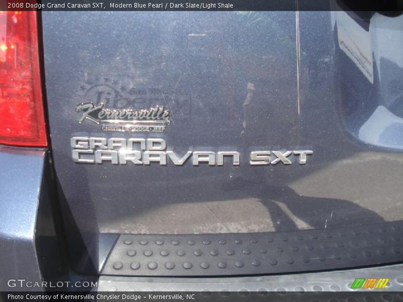 Modern Blue Pearl / Dark Slate/Light Shale 2008 Dodge Grand Caravan SXT